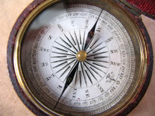 Close up view of dial