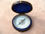 Victorian pocket compass circa 1850