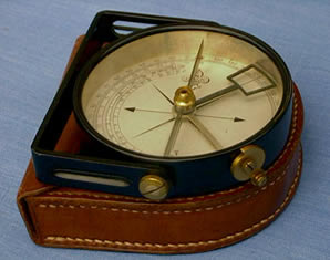 F Robson  compass & clinometer