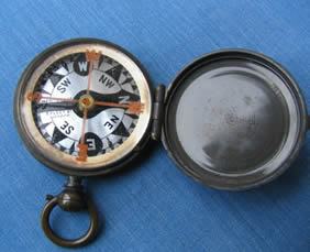 Newton & Co pocket compass, circa 1890