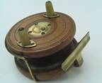 Starback reel with brass flange