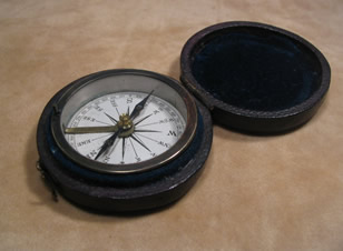Victorian pocket compass
