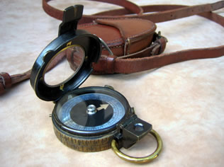1917 S Mordan & Co Verner's prismatic compass