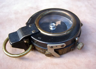 S Mordan Verner's prismatic marching compass 1917