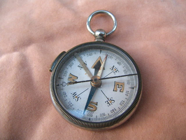 Swiss made pocket compass circa 1920