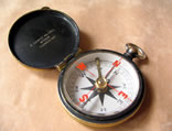 English cross bar needle pocket compass Lennie Edinburgh