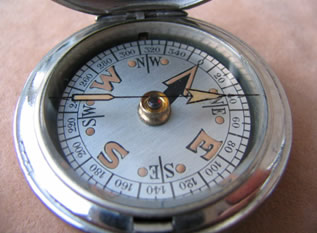 Close up of dial showing jewelled pivot