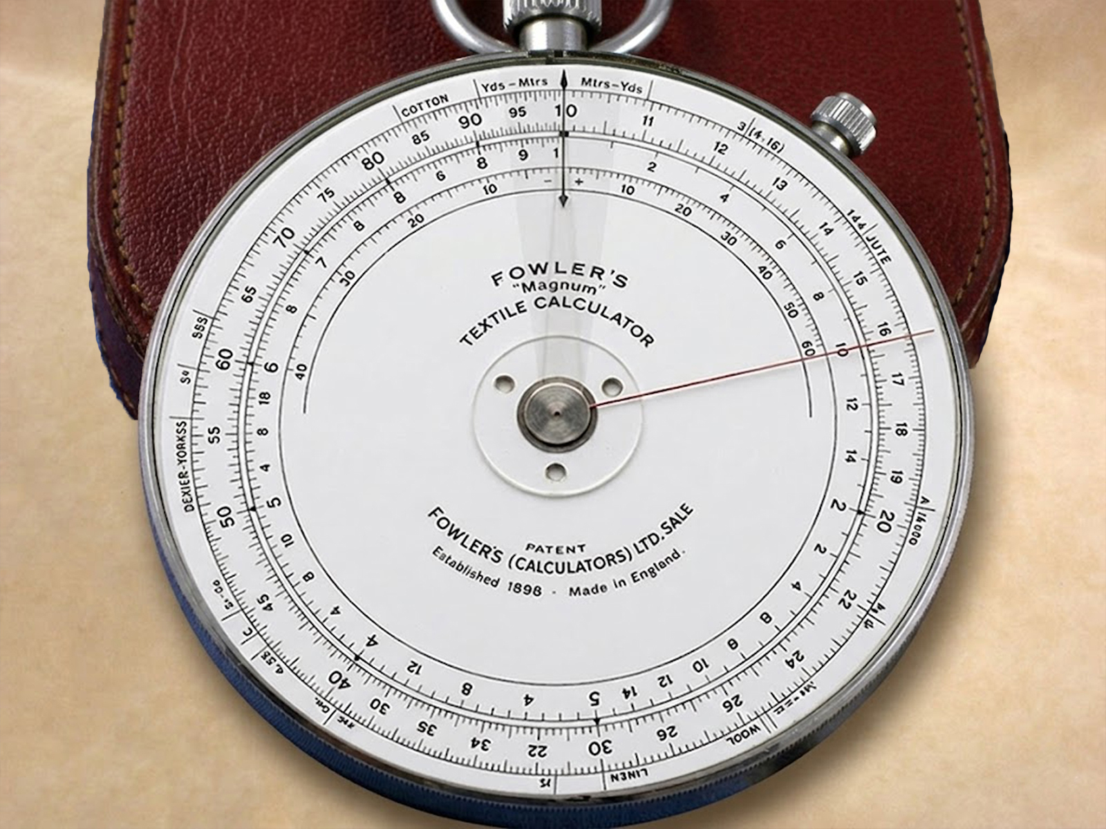 Fowlers Magnum Textile calculator