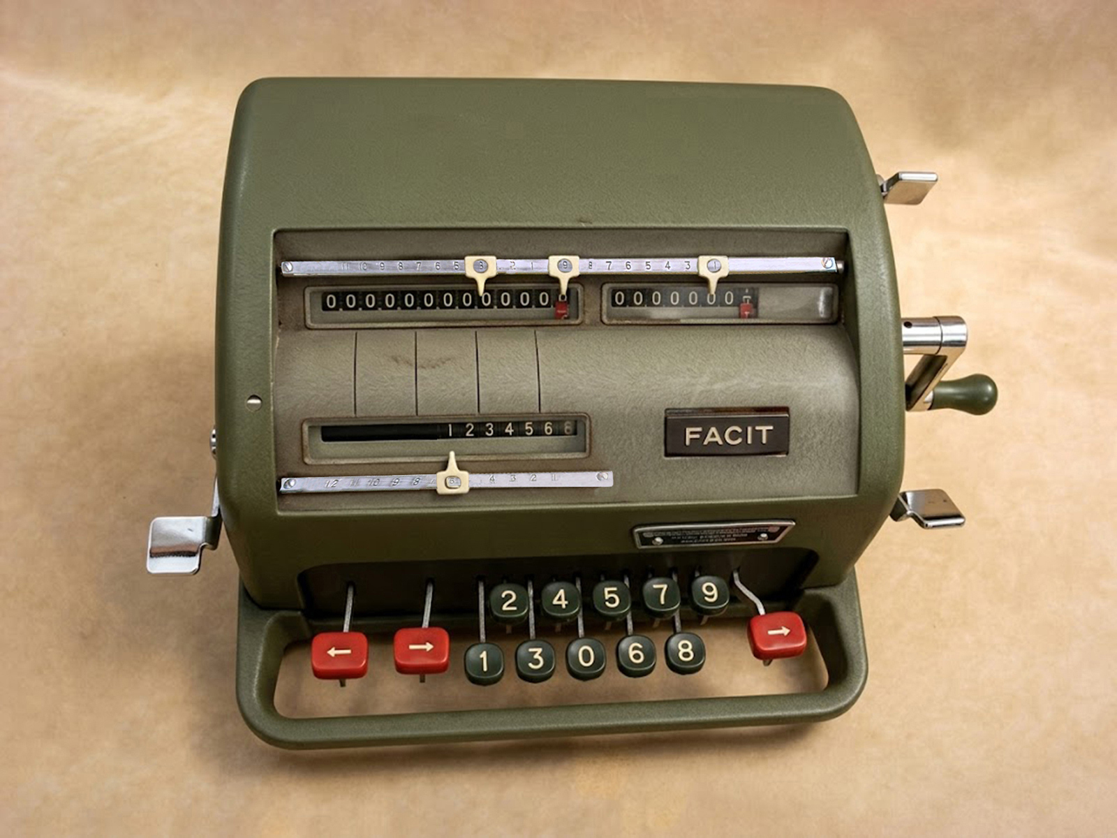 1955 Facit NTK mechanical calculator