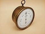 19th cent aneroid barometer by JD Fisher, Lincoln