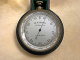 Antique pocket barometer by MP Tench London