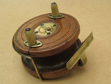 Starback reel with brass flange