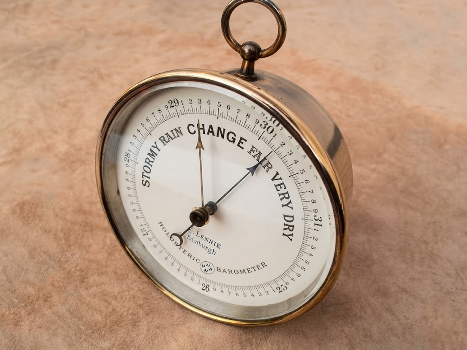 Holosteric barometer by E Lennie Edinburgh