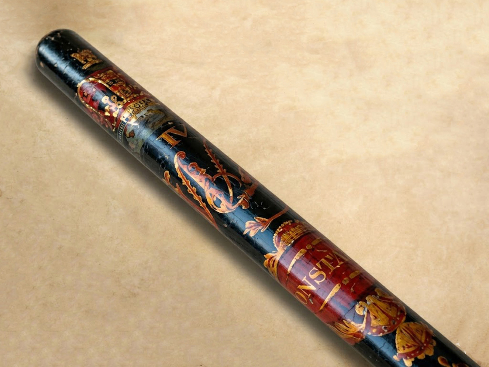 King William IV Constables truncheon by Parker of Holborn