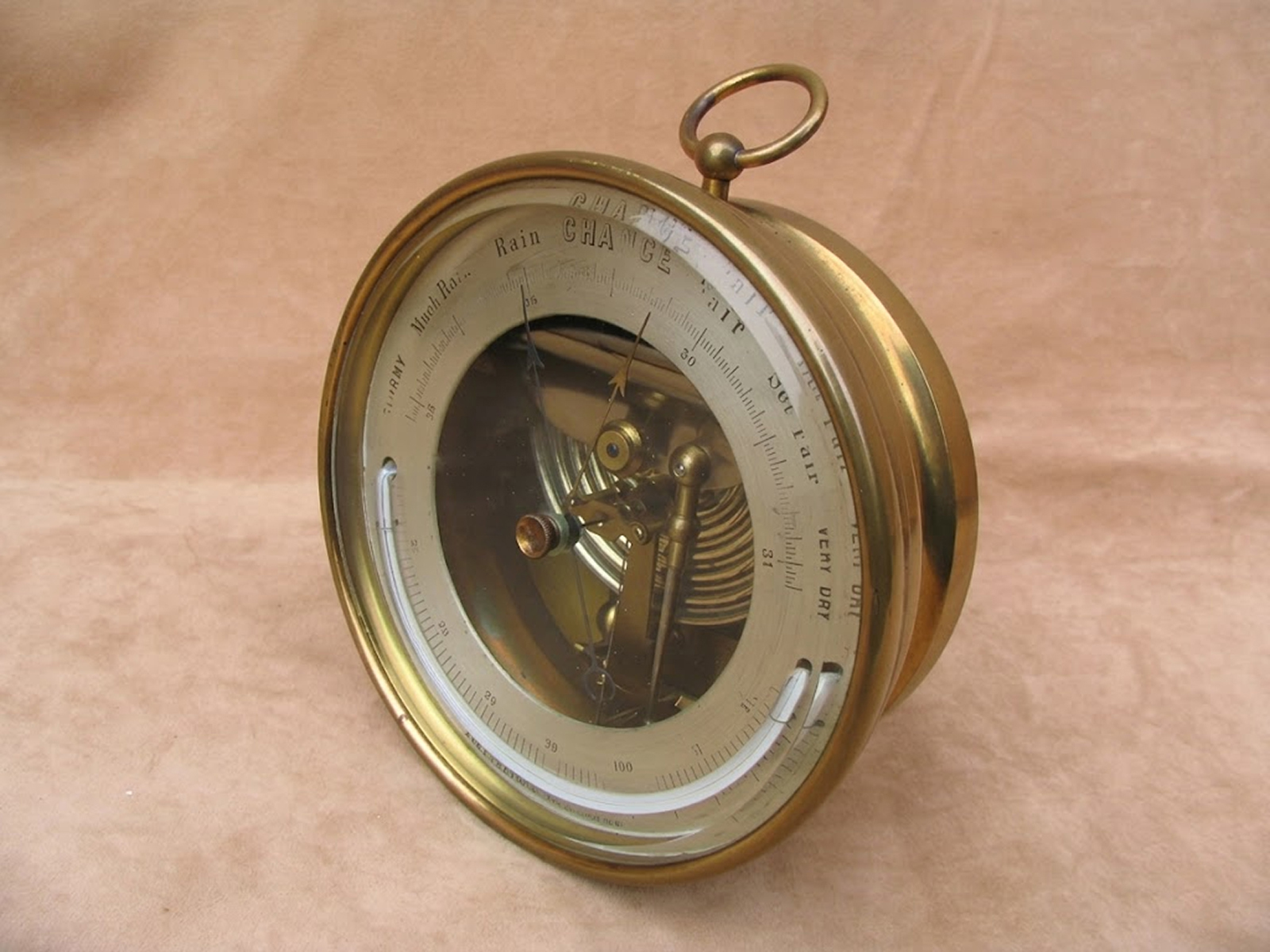 Aneroid barometer by Marratt & Ellis, London Bridge 