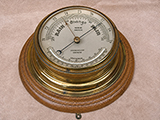 Marine aneroid ships barometer circa 1910