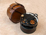 1918 pocket sextant with leather case